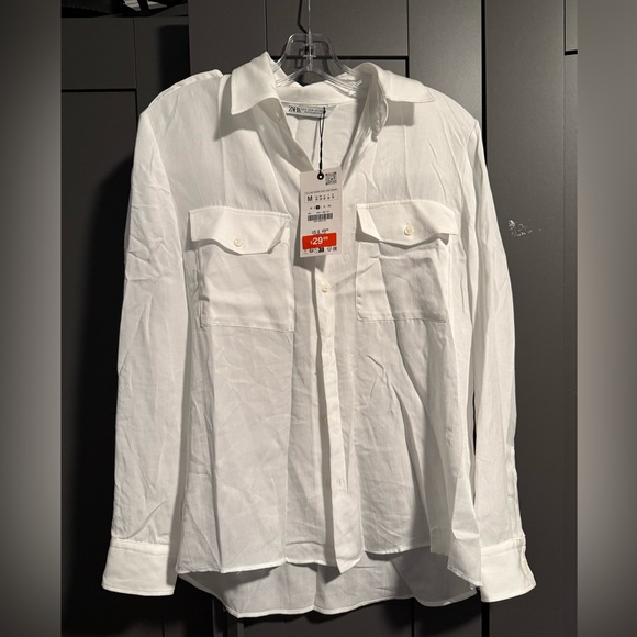 ZARA POCKET SHIRT ZW COLLECTION
OYSTER-WHITE
Medium - Picture 3 of 3